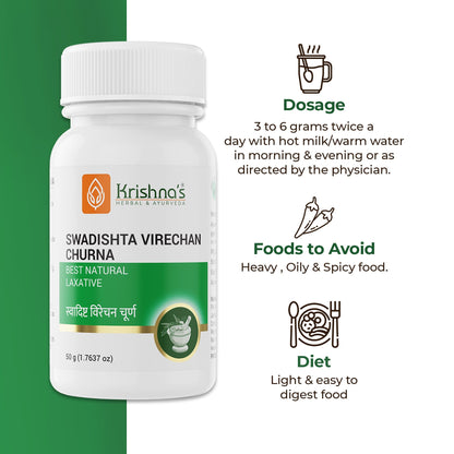 Krishna'S Herbal & Ayurveda Swadishta Virechan Churna