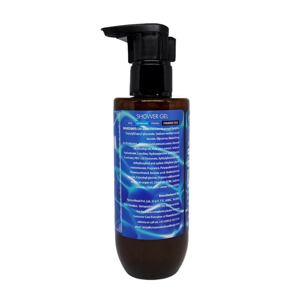 Nyassa Silkening Under the Ocean Shower Gel With 6 Nourishing Actives - 210 Ml