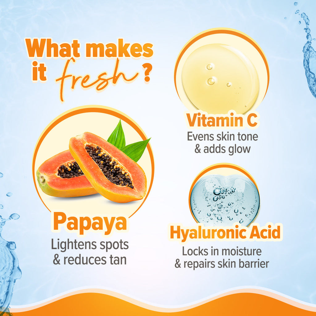 Aqualogica Glow+ Infused Tinted Sunscreen With Papaya & Vitamin C - 50 gms