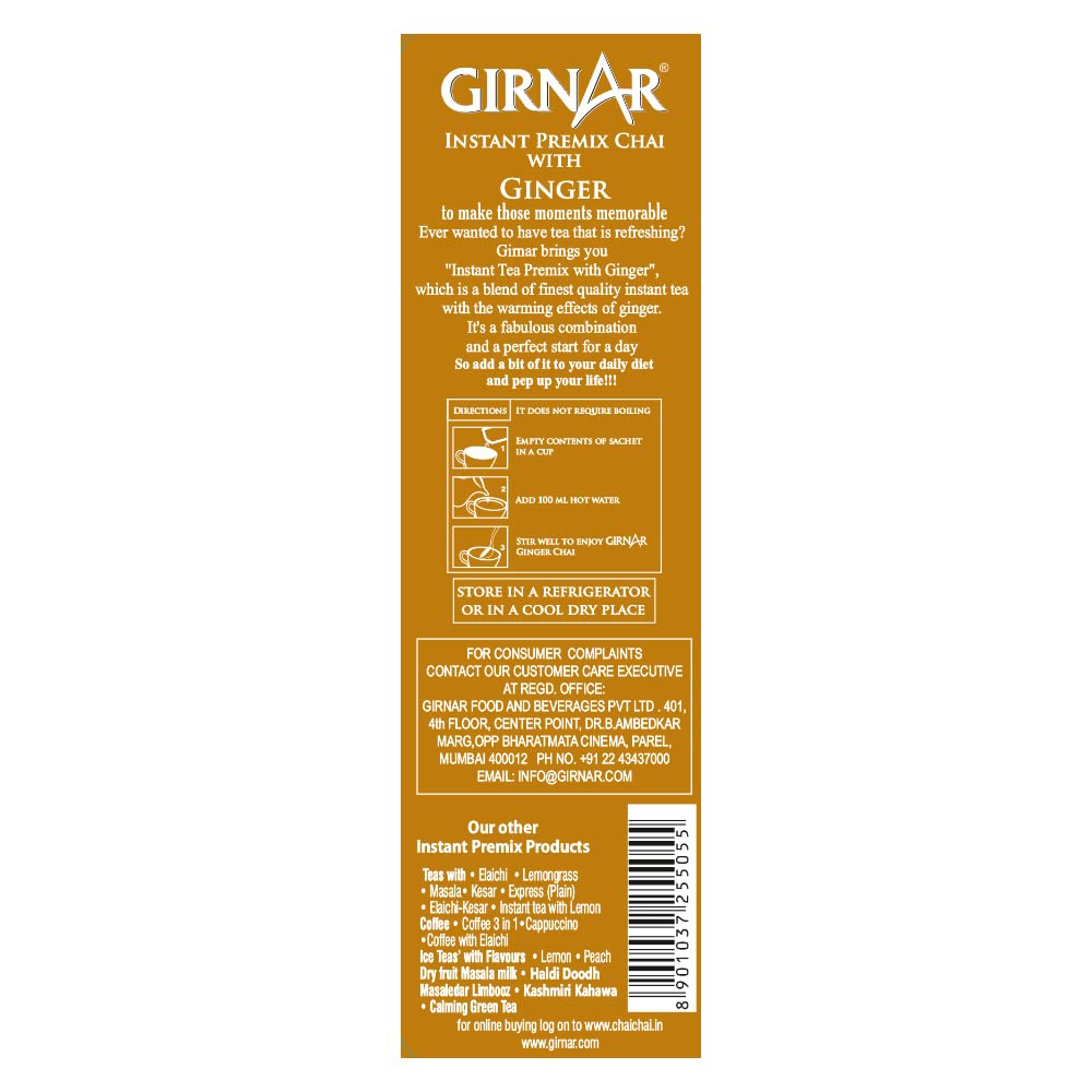 Girnar Ginger Chai - 10 Sachets