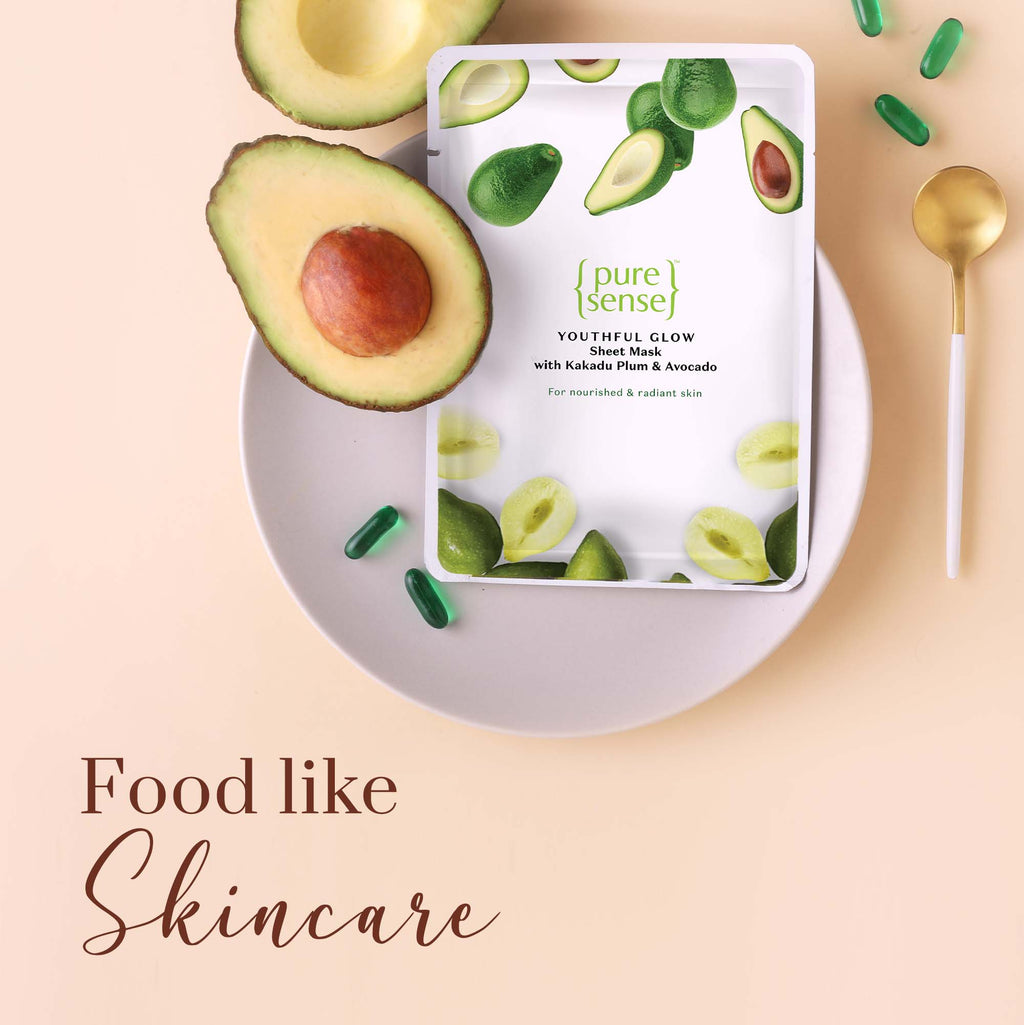 Puresense Anti-Ageing Sheet Mask with Kakadu Plum & Avocado - 15ml