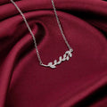 Silver Leaf Necklace