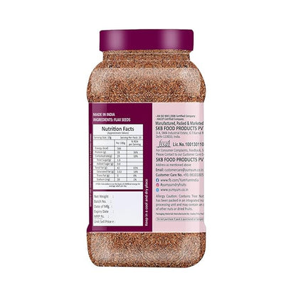 Yum Yum Roasted & Salted Flax Seeds Jar