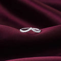 Silver Solid Shine Vanki Ring