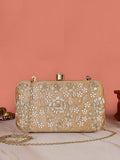 Zardozi and Pearl Embellished Clutch Bridal Designer Potli Bags