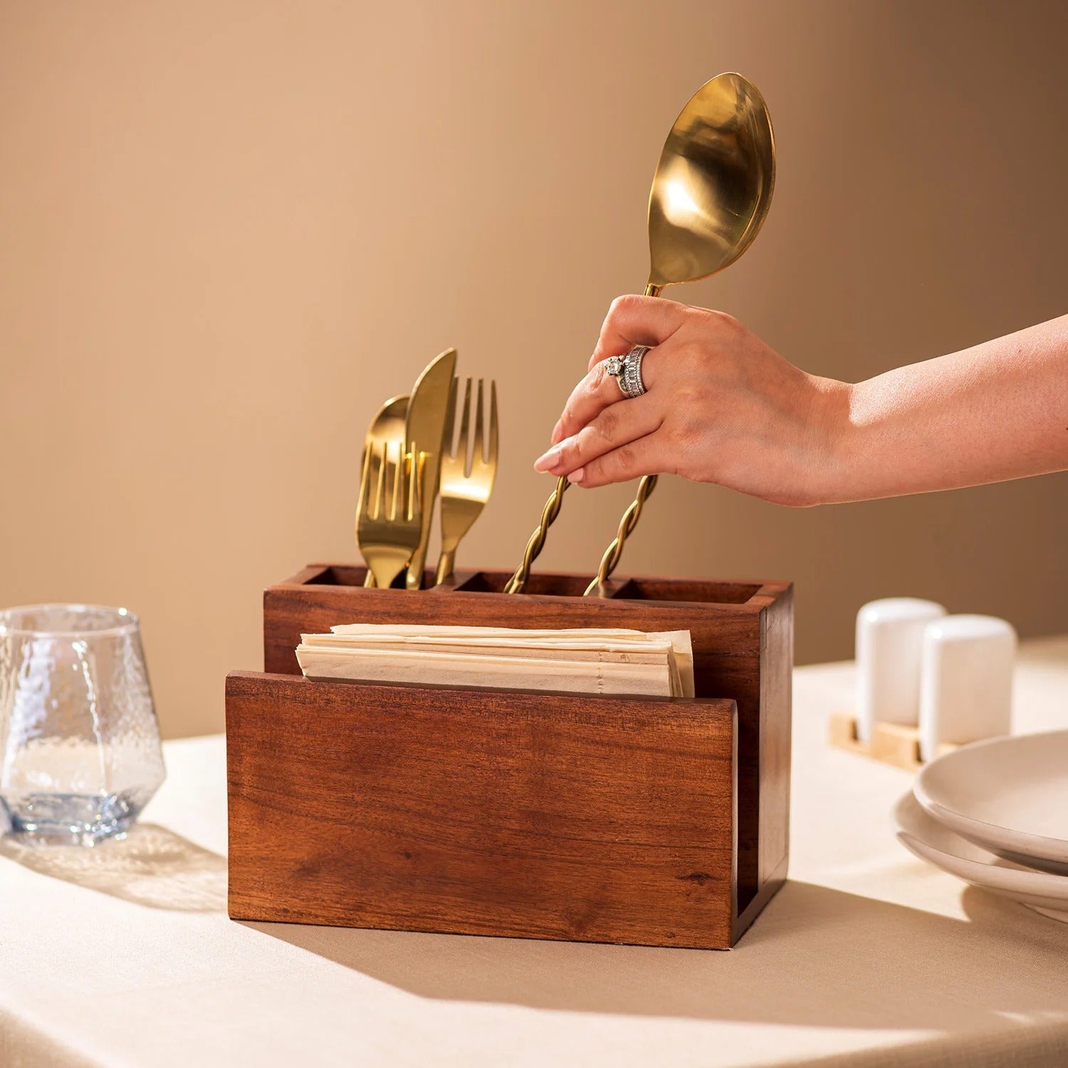 Nestroots Effortless Clean Cutlery Holder Modern Design