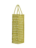 Jute Cottage Bottle Bag Jute Cottage Printed