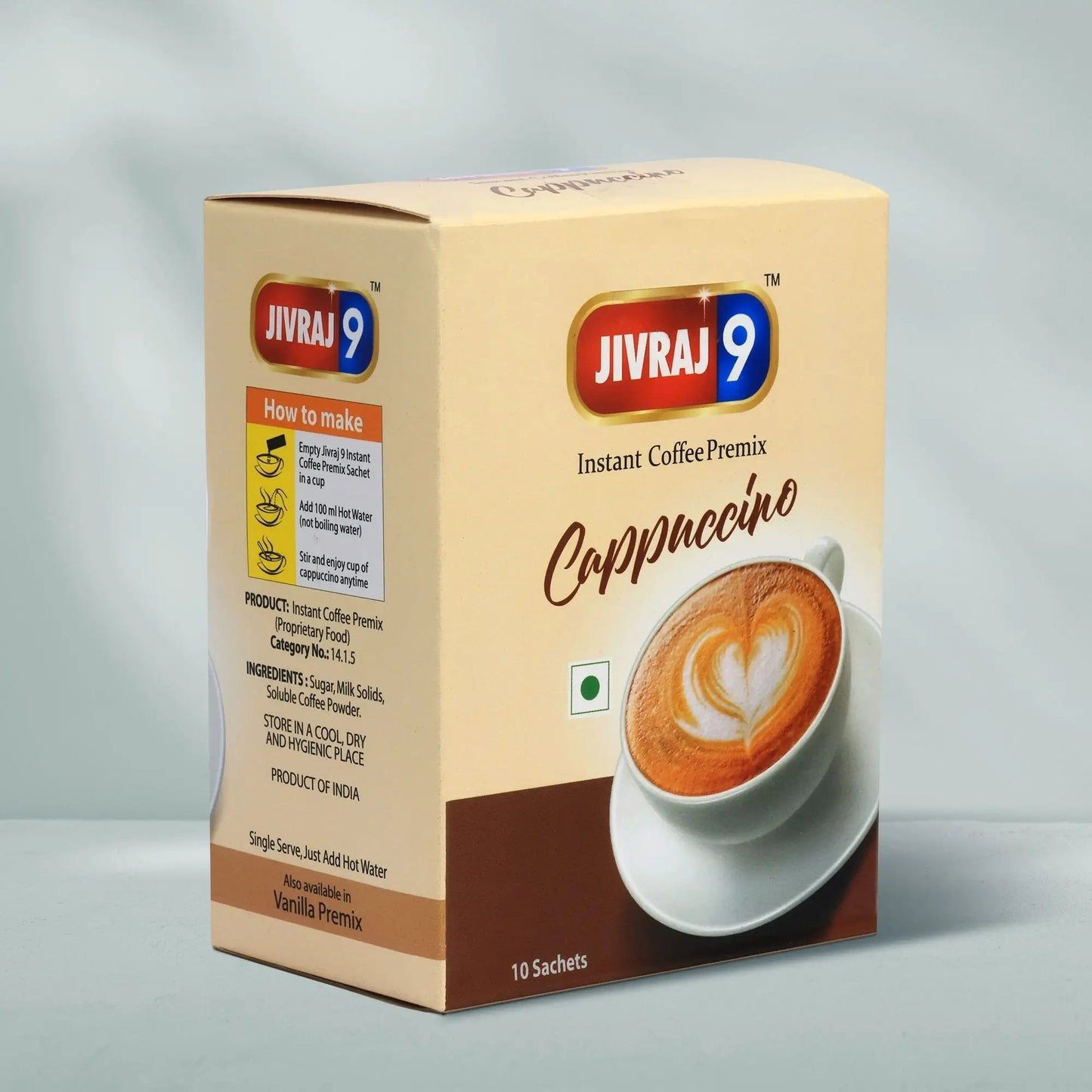 jivraj9 Tea Cappuccino Premix Coffee Box
