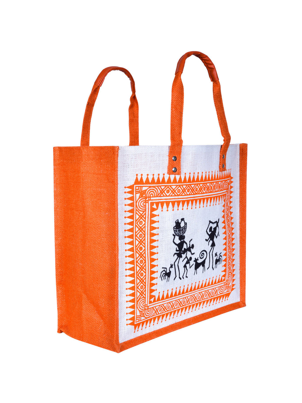 Jute Cottage Warli Print Zipper