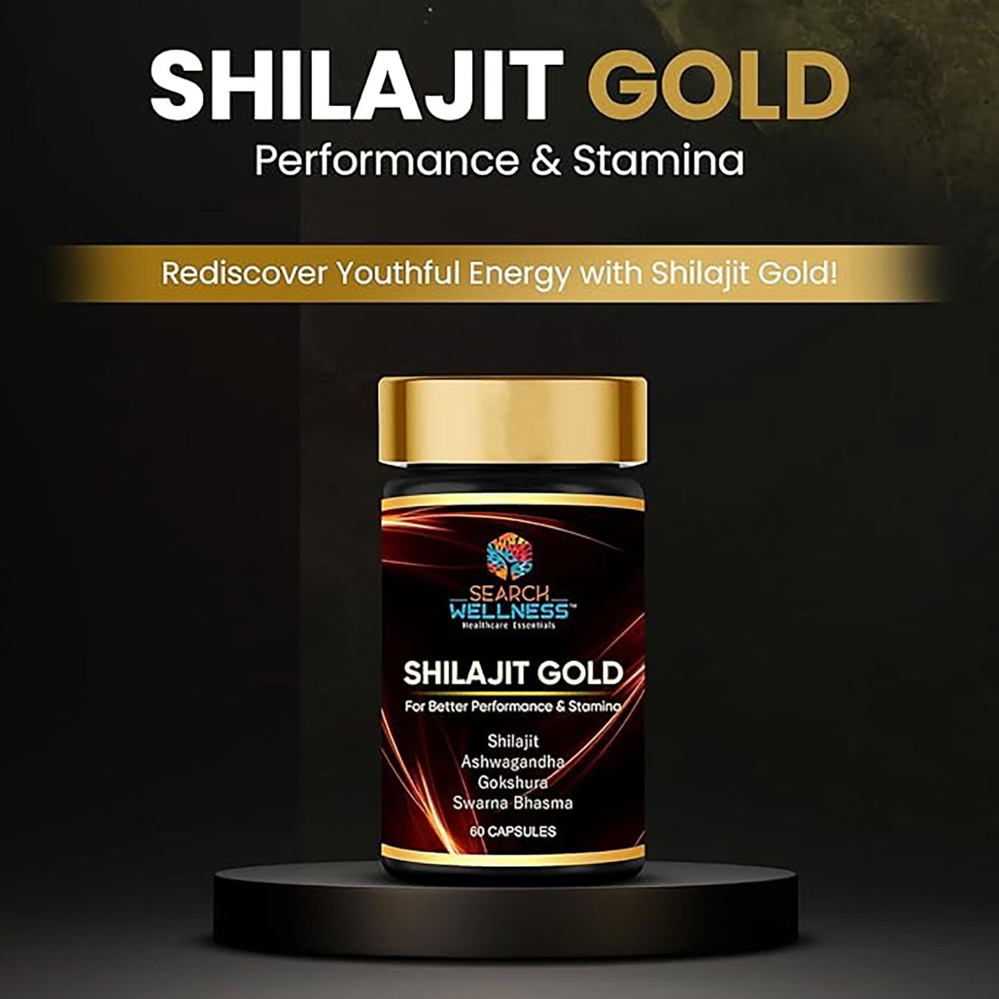 Search Wellness Shilajit Gold - 60 tabs
