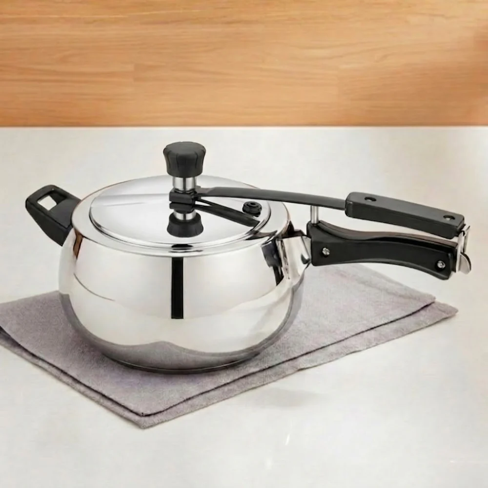 Vinod Doniv Stainless Steel Sandwich Bottom Pressure Cooker Inner Lid