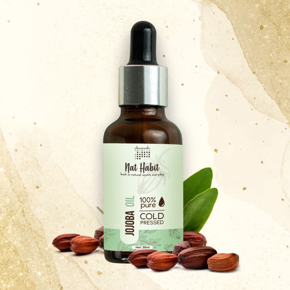 Nat Habit Pure Cold Pressed Jojoba Oil - 30 ml