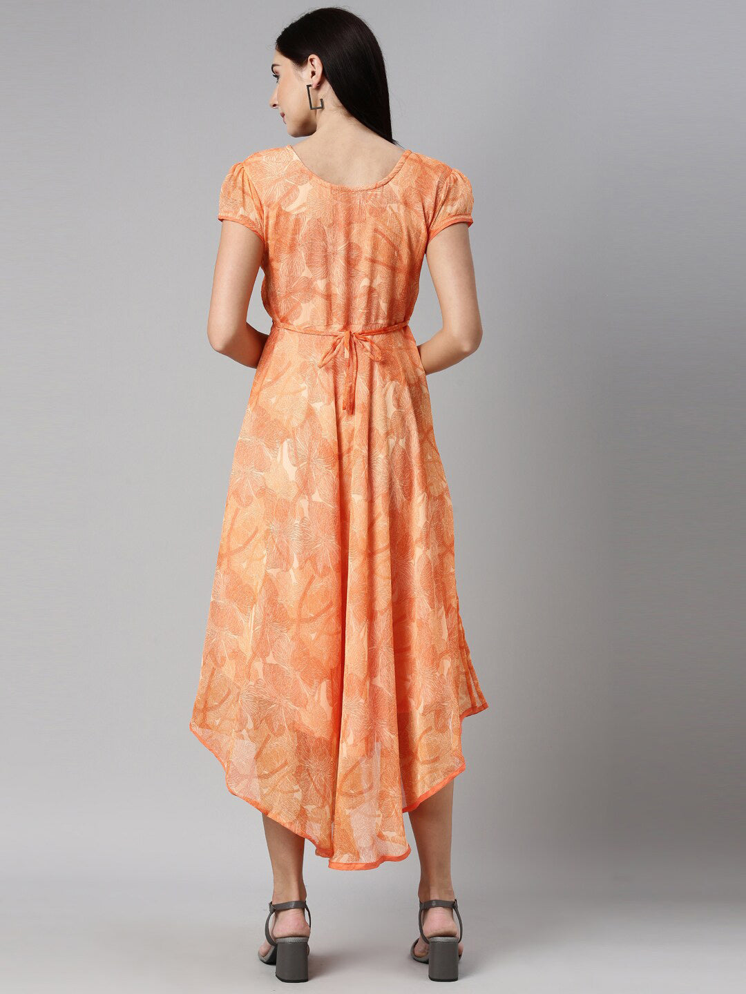 Souchii Chiffon Midi Dress