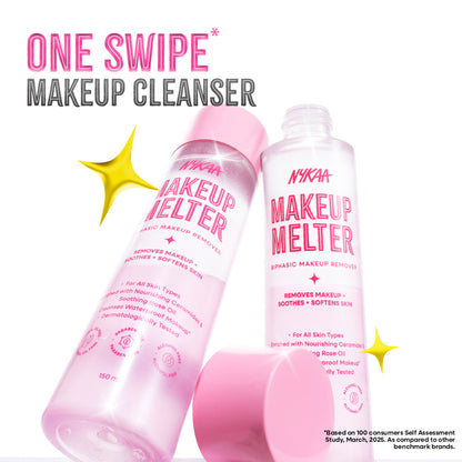 Nykaa Makeup Melter Oil-Infused Cleansing Water & Biphasic Makeup Remover