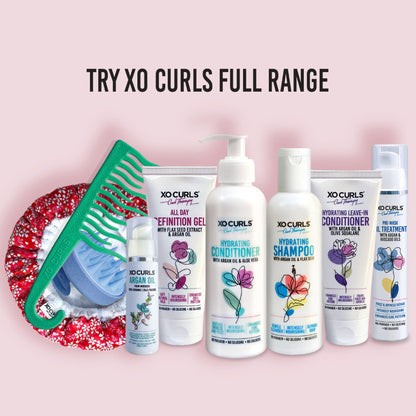 XO Curls Shampoo, Conditioner & Leave-In Conditioner Combo