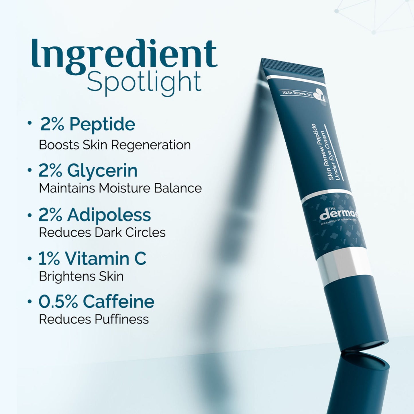 The Derma Co Dr. V Skin Renew Skin Renew Peptide Under Eye Cream