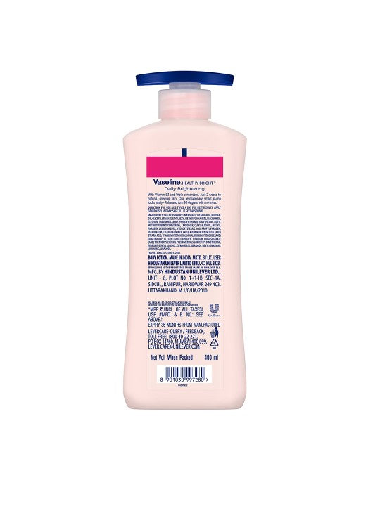 Vaseline Healthy Bright Daily Brightening Body Lotion - 400 ml