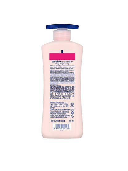 Vaseline Healthy Bright Daily Brightening Body Lotion - 400 ml