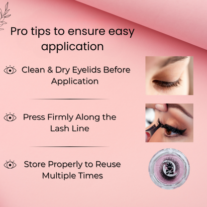 BOBI Self Adhesive Eyelashes SA47 Fox Lash Style – Outer Edge Lift