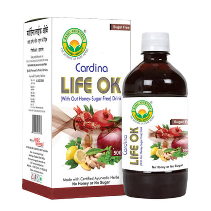Basic Ayurveda Cardina Life Ok Drink Sugar Free - 500 ml