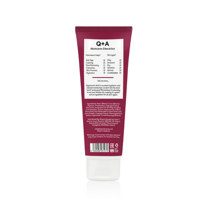 Q+A Hyaluronic Acid Hydrating Cleanser