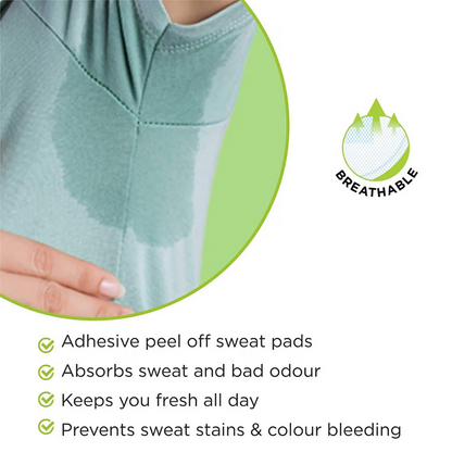 Bronson Professional Underarm Sweat Pads Disposable Prevent Stains & Absorb Sweat