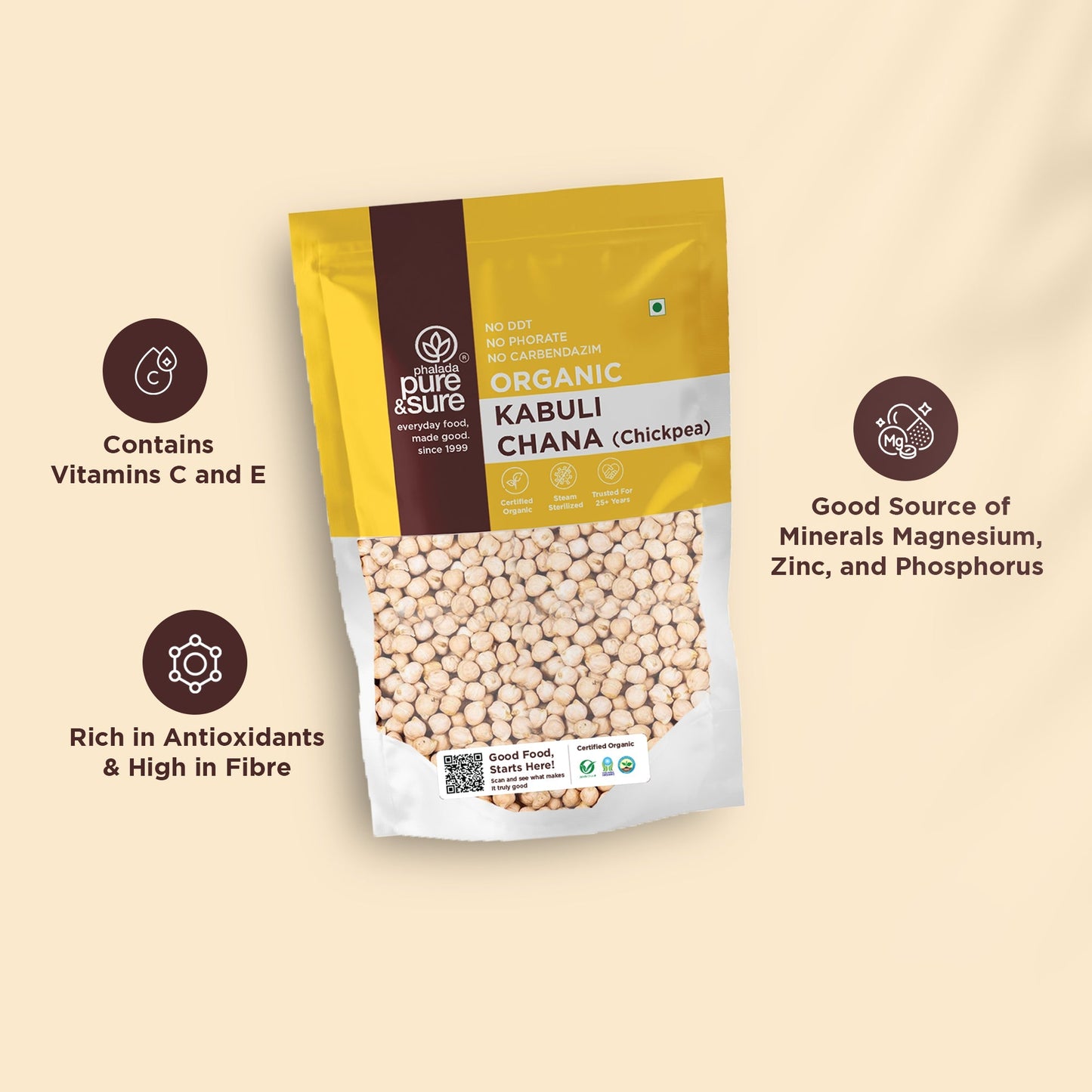 Pure & Sure Organic Kabuli Chana