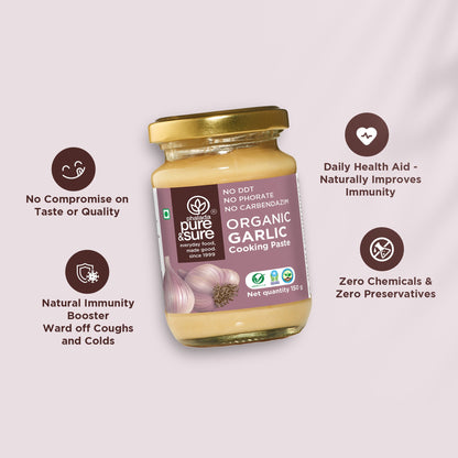 Pure & Sure Organic Garlic Paste