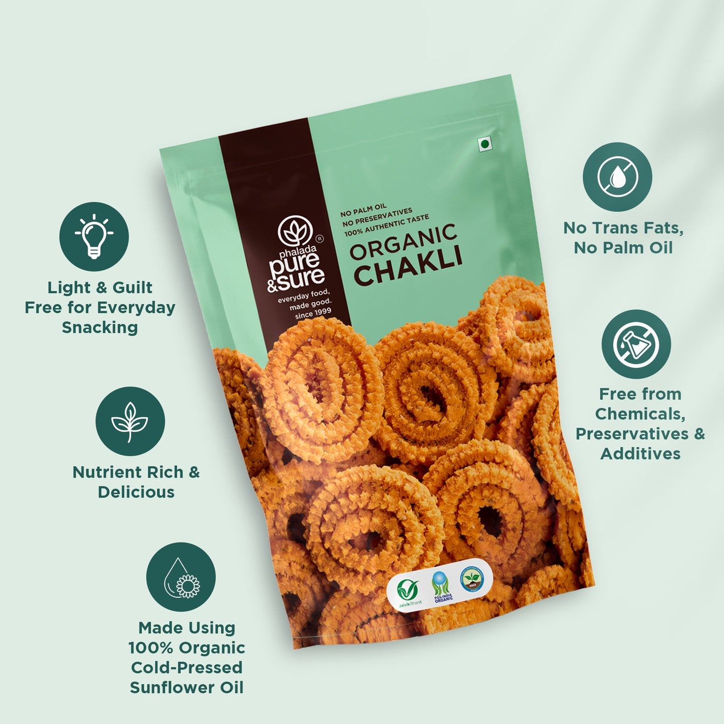 Pure & Sure Organic Chakli