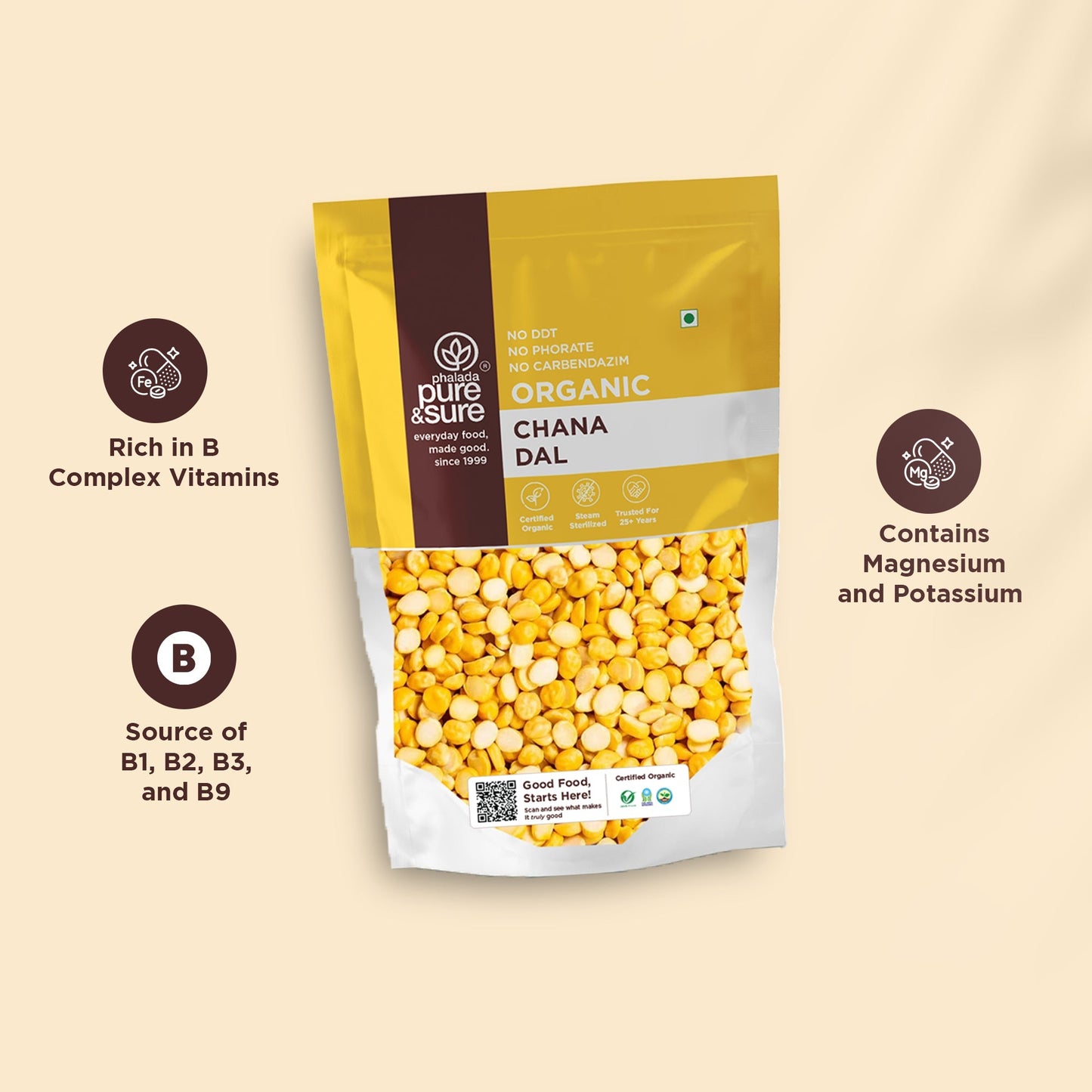 Pure & Sure Organic Chana Dal