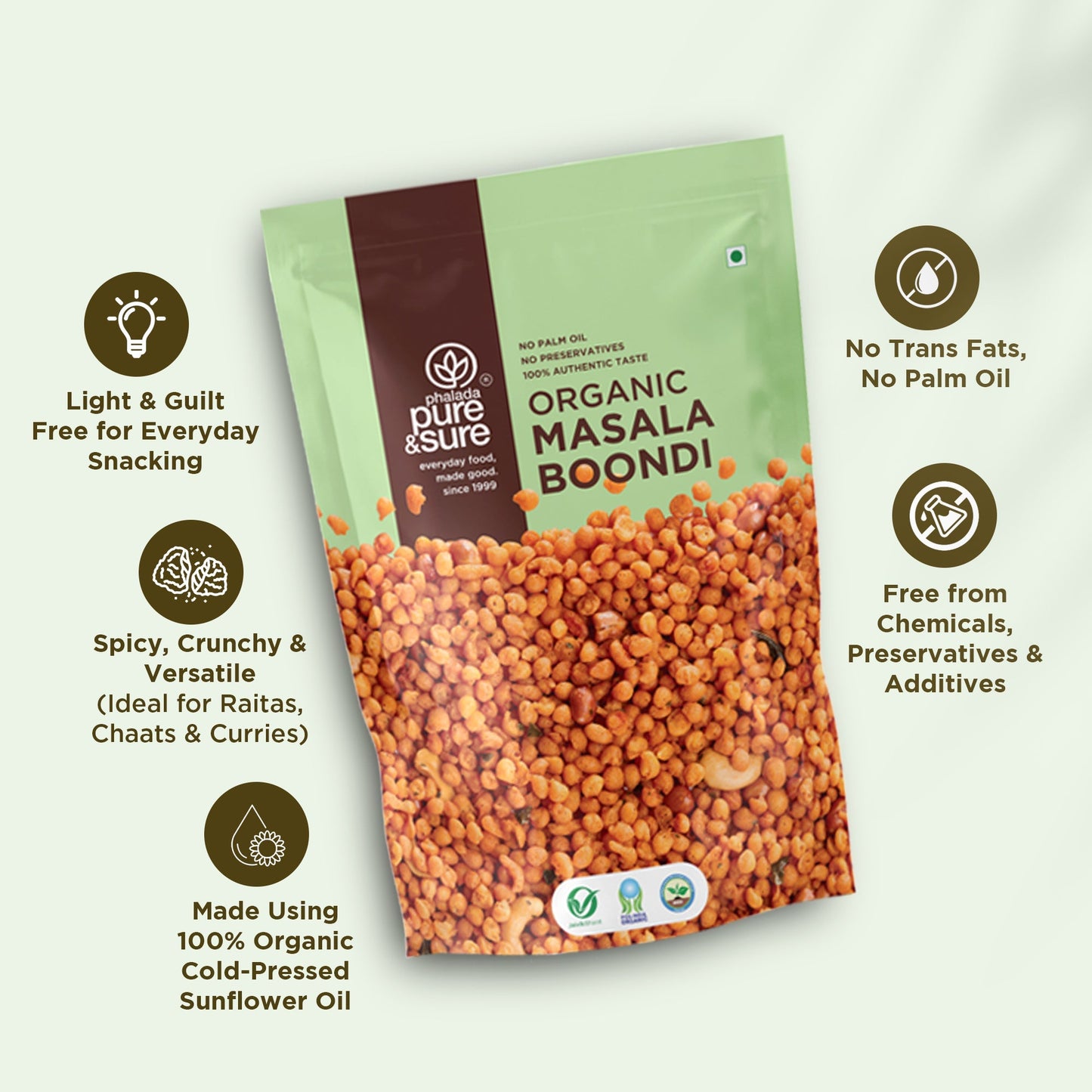Pure & Sure Organic Masala Boondi