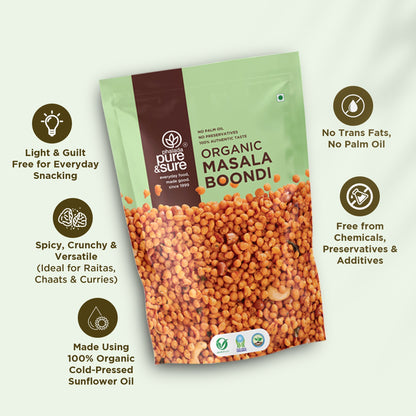 Pure & Sure Organic Masala Boondi