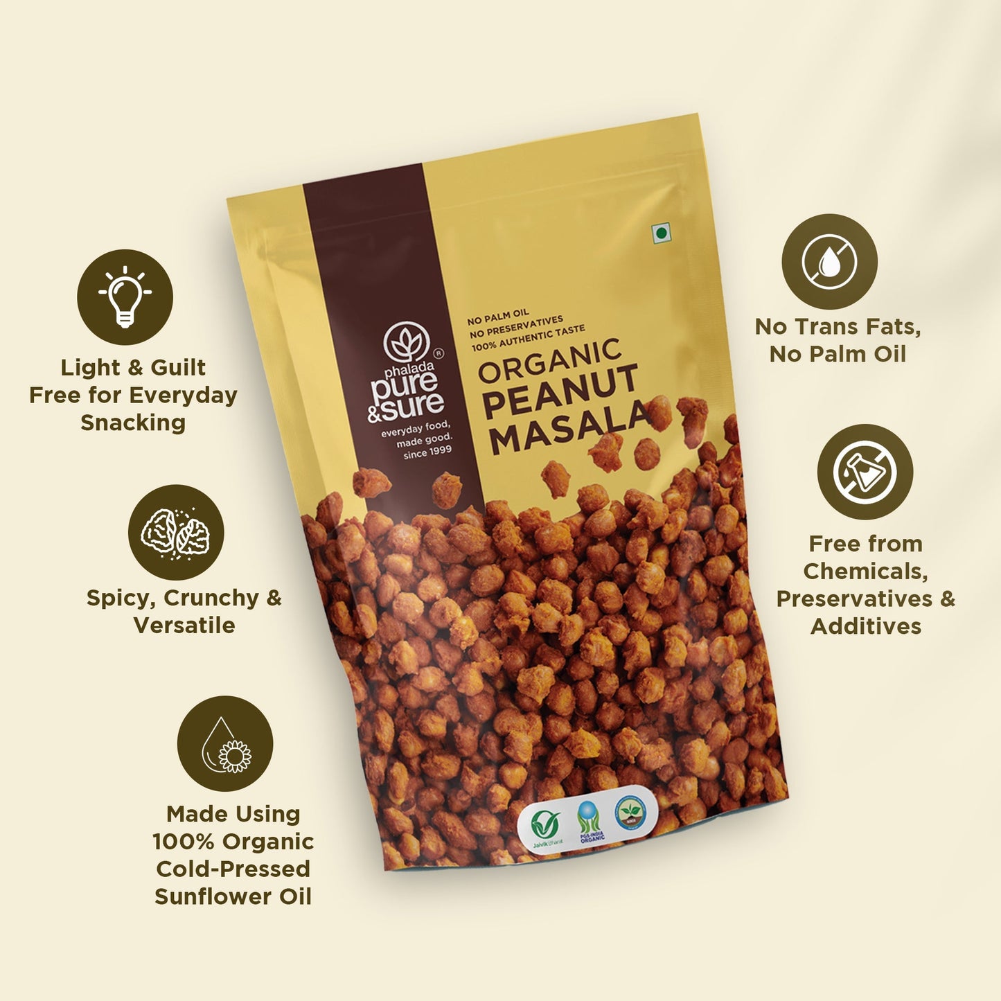 Pure & Sure Organic Peanut Masala