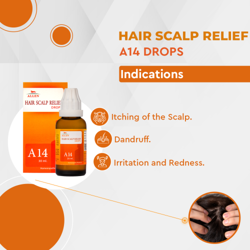 Allen Homeopathy A14 Hair Scalp Support Drops