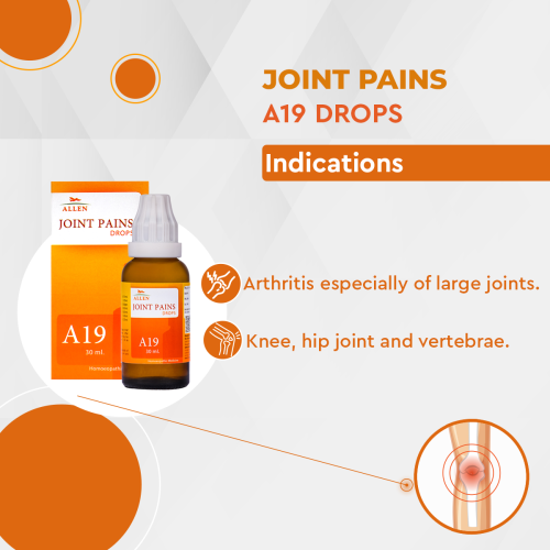 Allen Homeopathy A19 Joint Support Drops