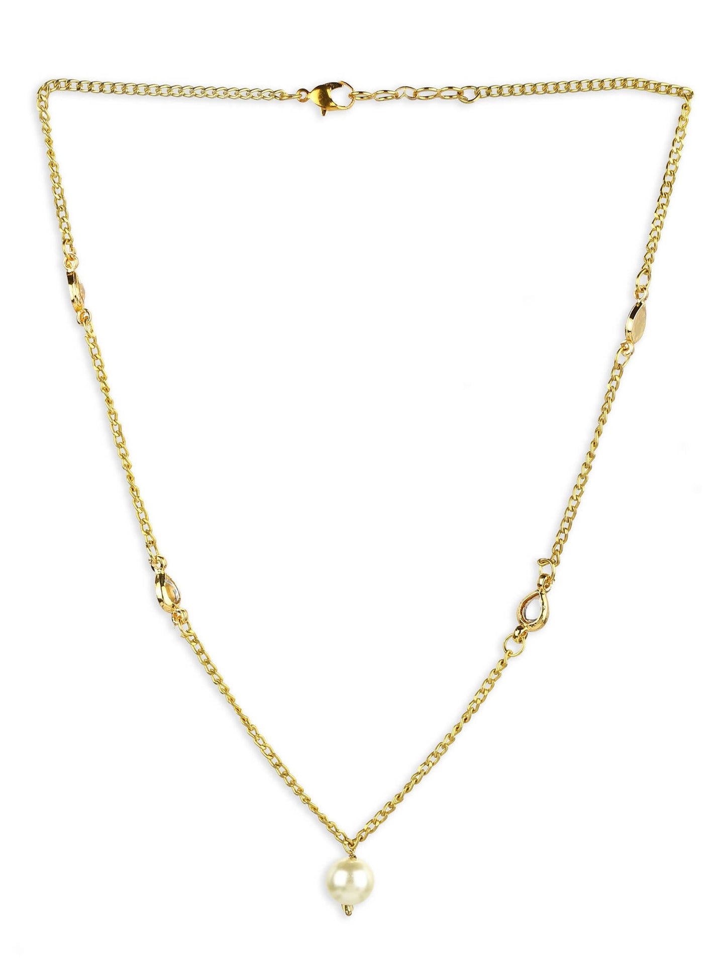 Women's Gold-Polished Chain - Ruby Raang