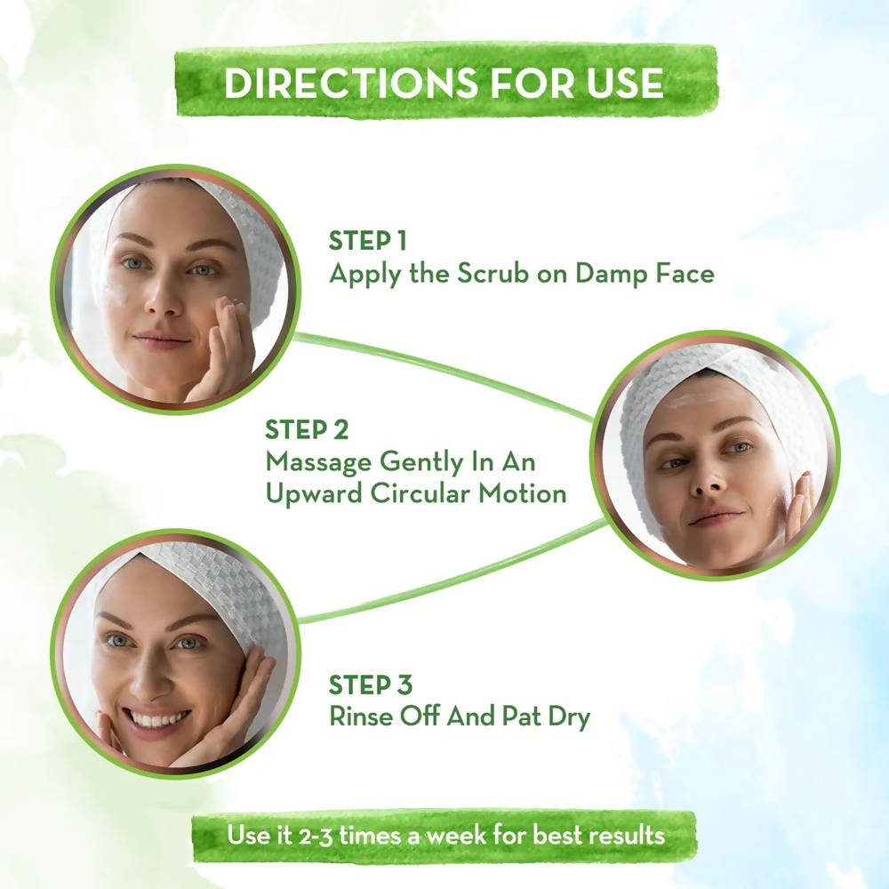 Mamaearth Rice Face Scrub With Rice Water & Niacinamide - 100 gms