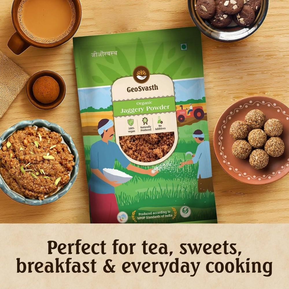 GeoSvasth Organic Jaggery Powder
