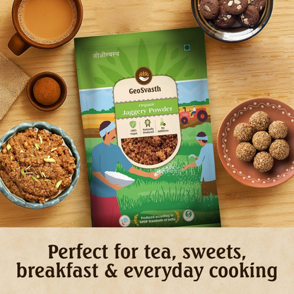 GeoSvasth Organic Jaggery Powder