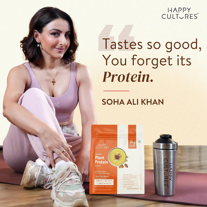 Happy Cultures 26g Tastiest Plant Protein| Kesar Badam Pista