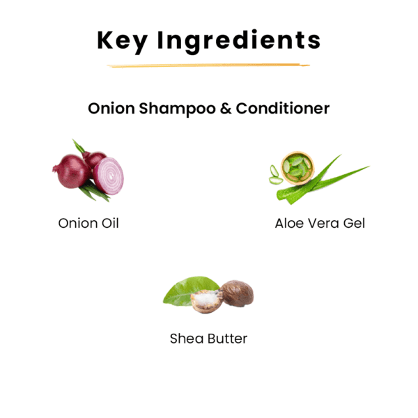 Tru Hair Onion Shampoo & Conditioner Combo
