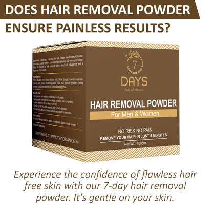 7Days Organic Pure Hair Remover For Women - 100 gms