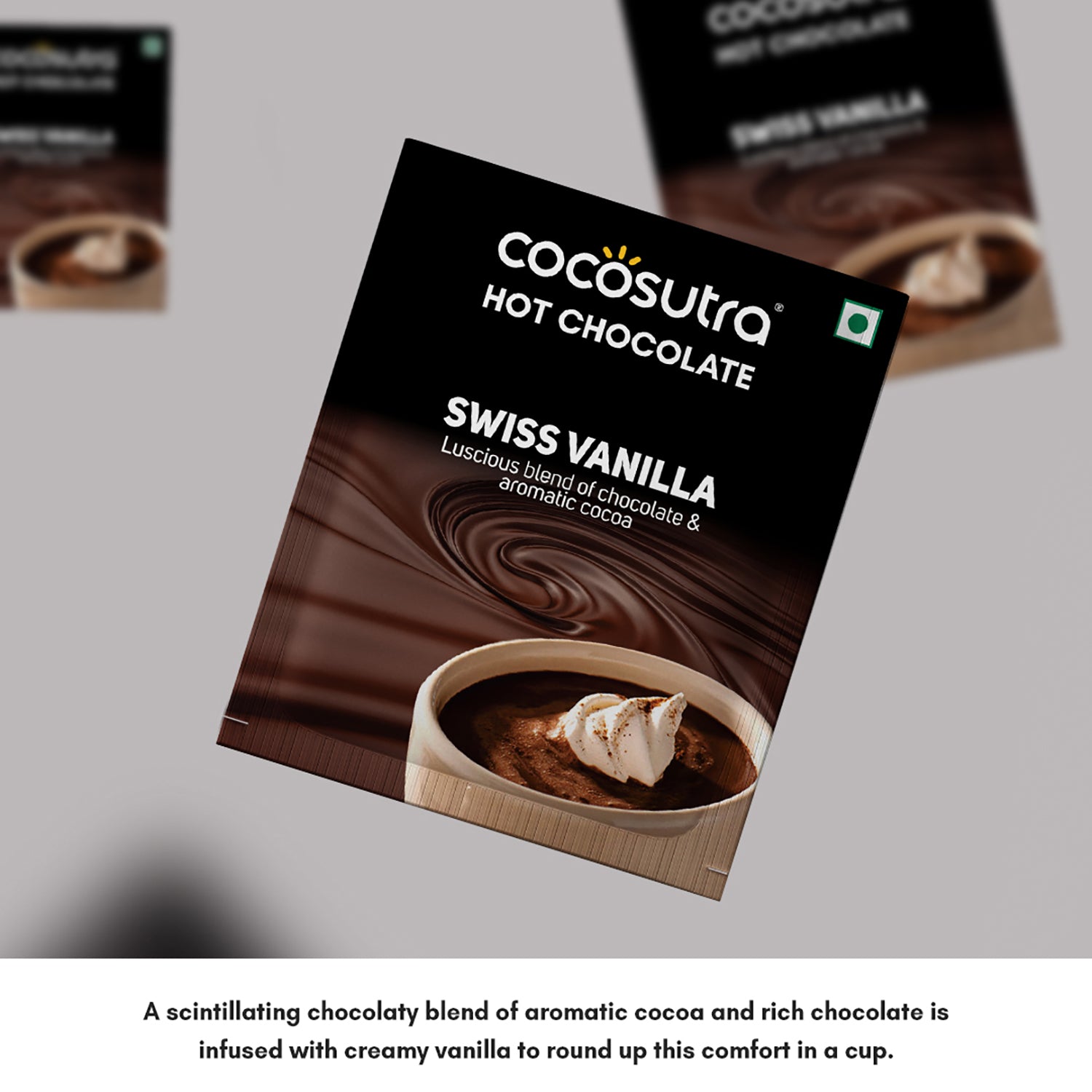 Cocosutra Swiss Vanilla Hot Chocolate Hamper 20 Pack - 400 gms
