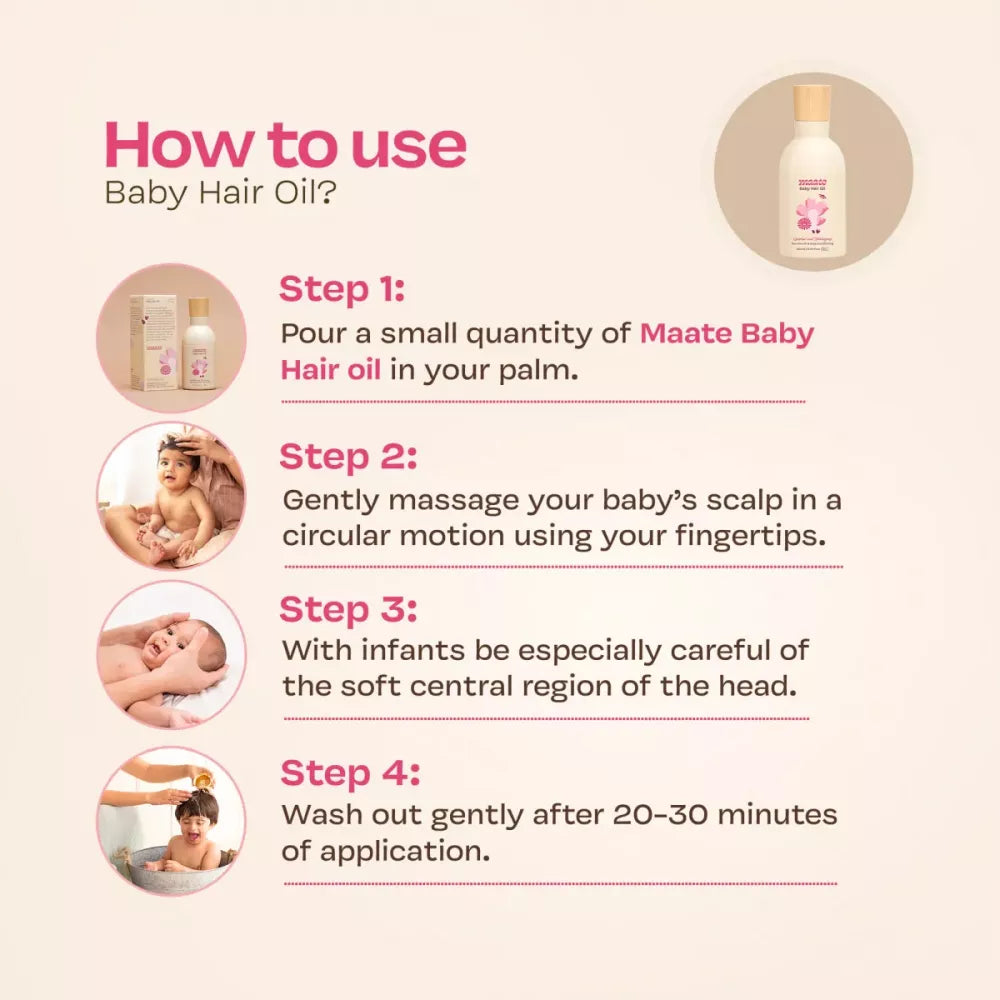Maate Baby Hair Oil - 150 ml