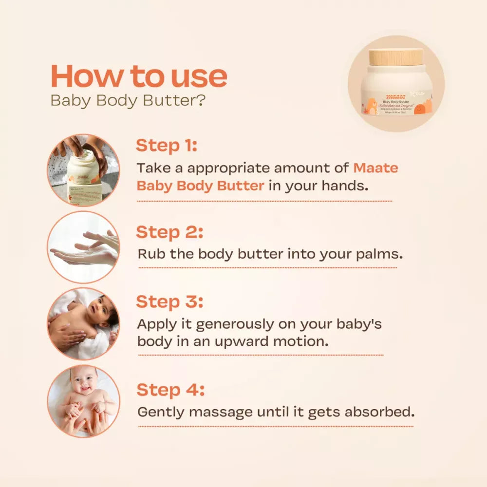 Maate Baby Body Butter - 150 gms (Pack of 2)