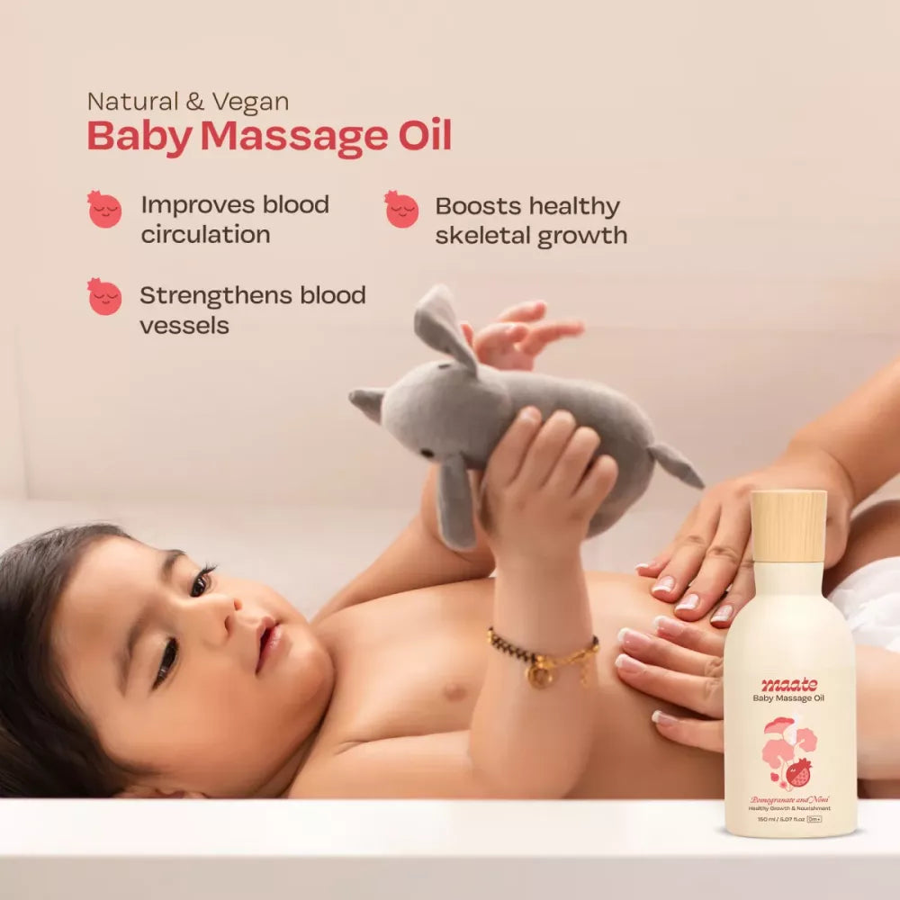 Maate Baby Massage Oil & Hair Oil Combo