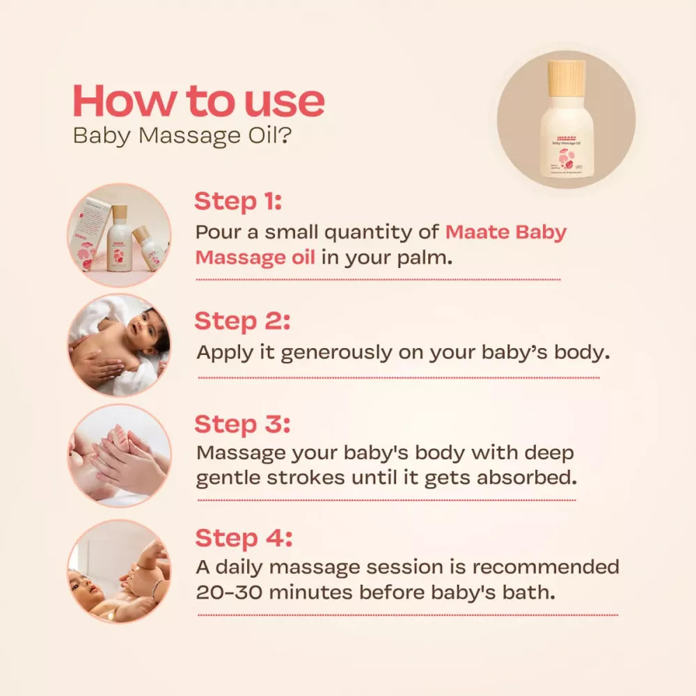 Maate Baby Massage Oil - 50 ml