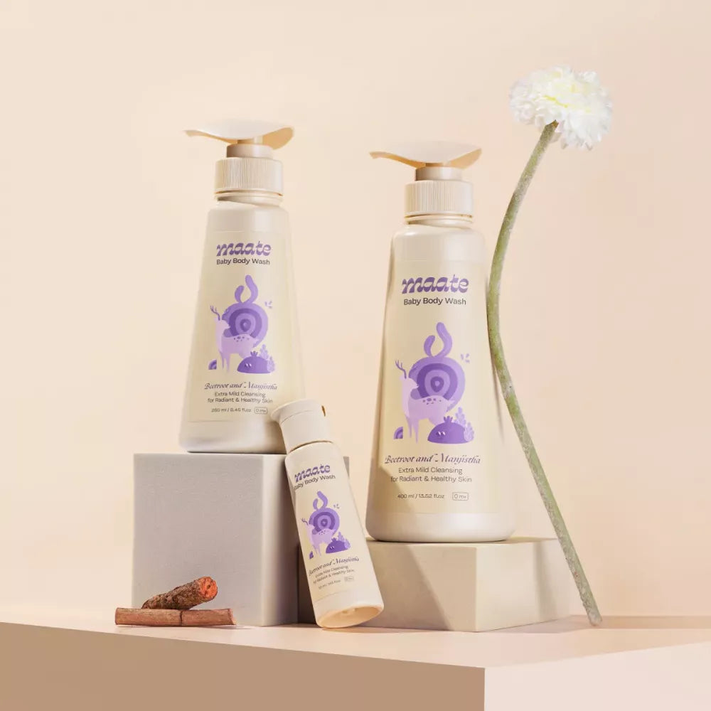 Maate Baby Body Wash & Baby Shampoo Combo