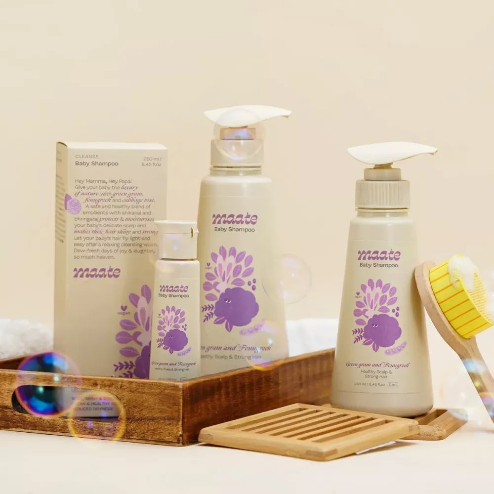 Maate Baby Body Wash & Baby Shampoo Combo