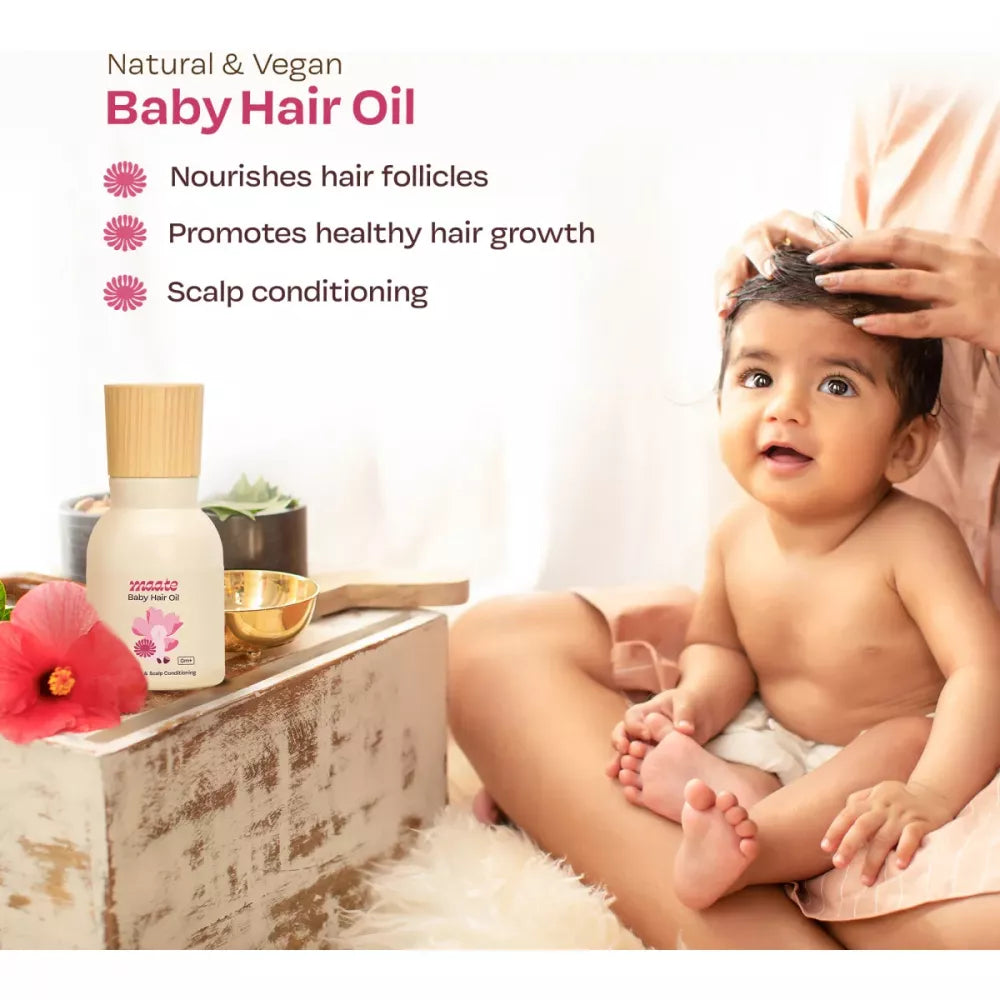 Maate Baby Hair Oil & Baby Massage Oil Combo